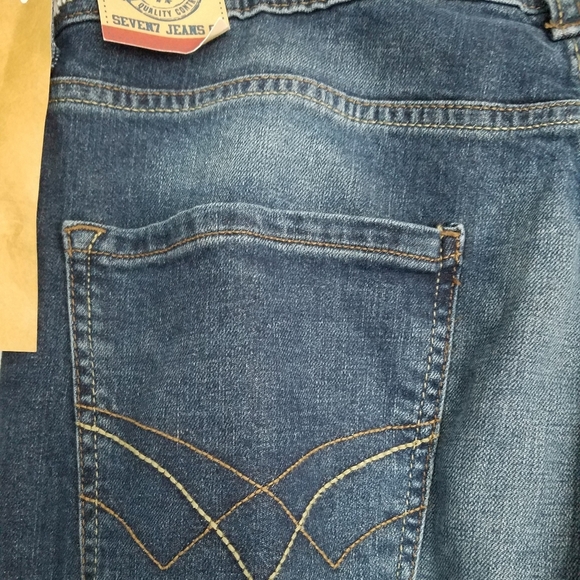 NWT SEVEN7  Co. Men's Jeans Slim Straight 32wx32L - Picture 4 of 11